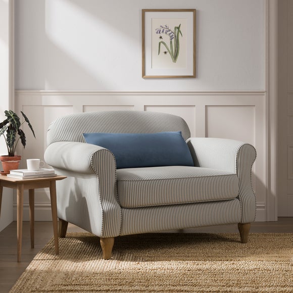 View Millie Tiny Stripe Snuggle Chair View Millie Tiny Stripe Snuggle Chair