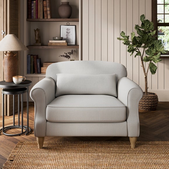 Millie Tiny Stripe Snuggle Chair