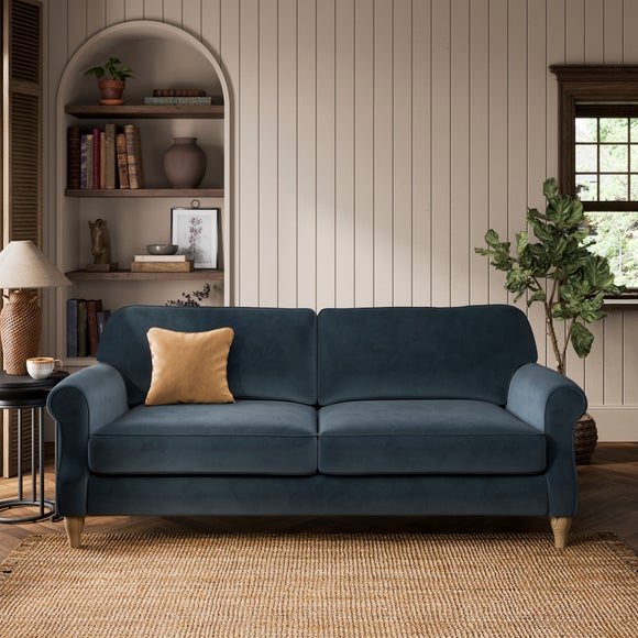 View Millie Velvet 3 Seater Sofa View Millie Velvet 3 Seater Sofa