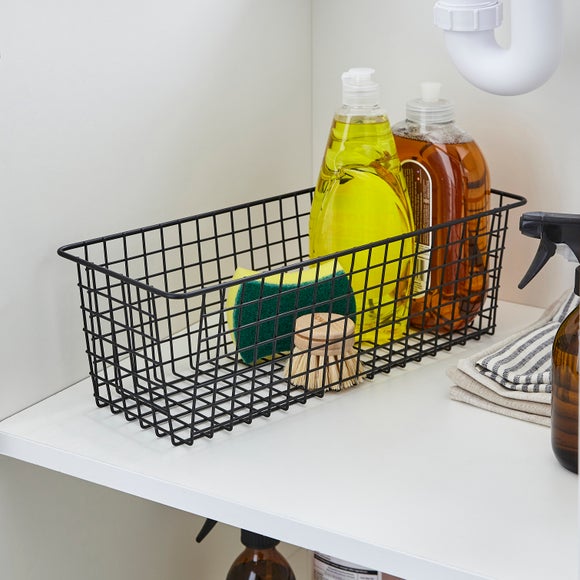 Under Sink Storage Wire Basket