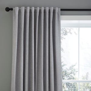 Chambray Microfibre Tab Top Curtains