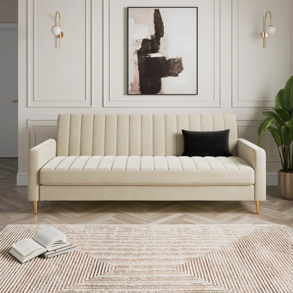 Kendall Quilted Velvet Clic Clac Storage Sofa Bed Kendall Quilted Velvet Clic Clac Storage Sofa Bed
