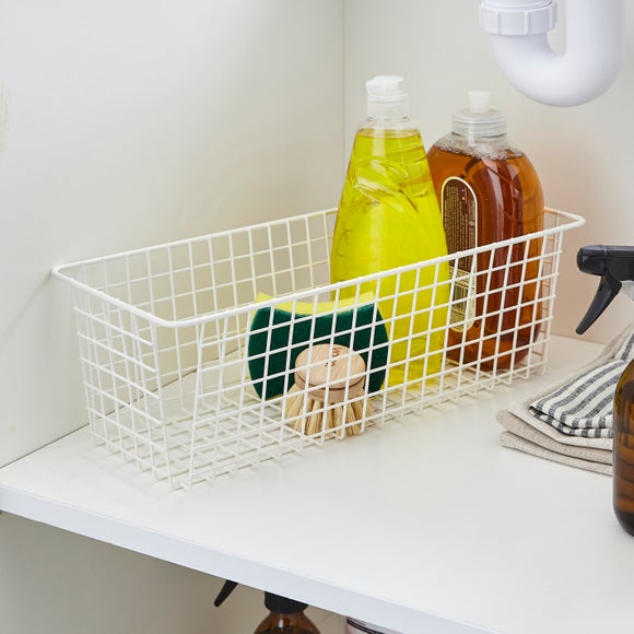 Under Sink Storage Wire Basket