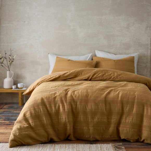 Tenby Stripe 100% Cotton Duvet Cover & Pillowcase Set