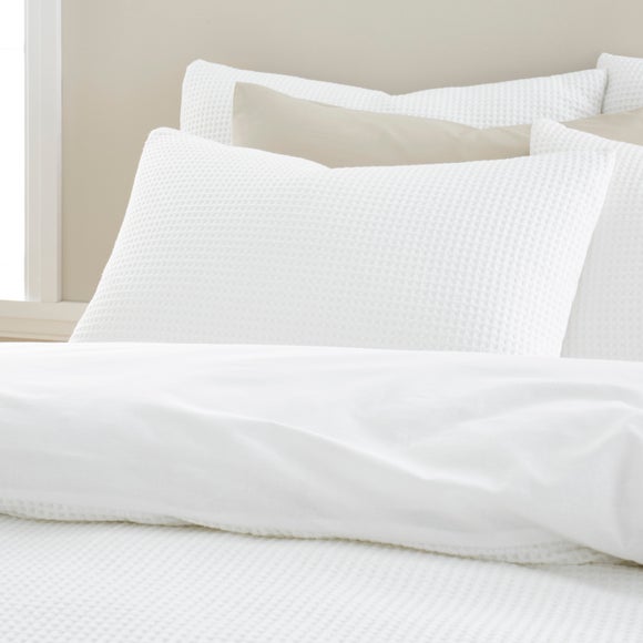 Ashton Cotton Waffle 100% Cotton Standard Pillowcase Pair