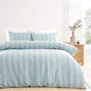 Dixon Waffle 100 Cotton Duvet Cover & Pillowcase Set