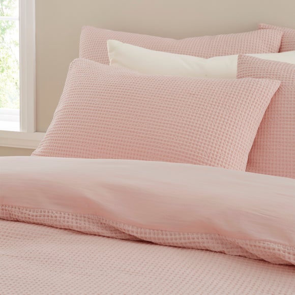 Ashton Cotton Waffle 100% Cotton Standard Pillowcase Pair