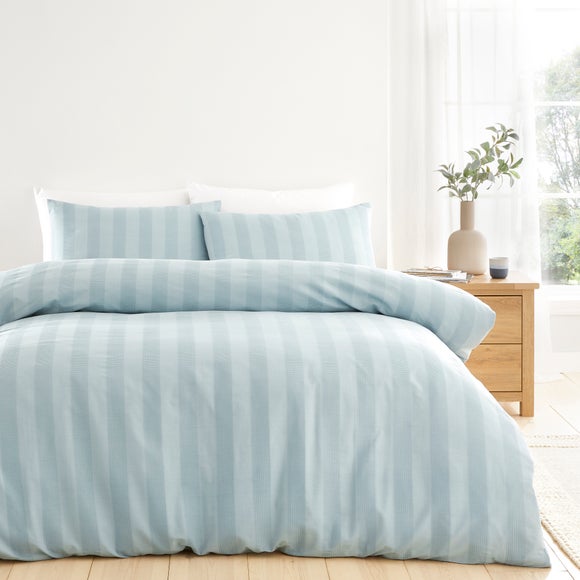 Dixon Waffle 100% Cotton Duvet Cover & Pillowcase Set