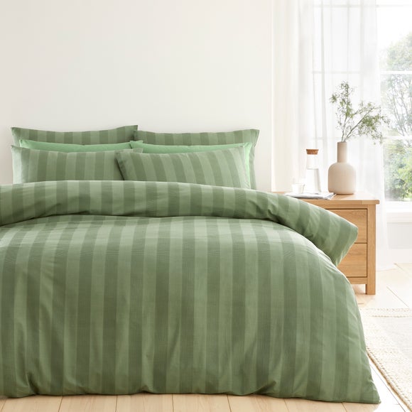 Dixon Waffle 100 Cotton Duvet Cover & Pillowcase Set