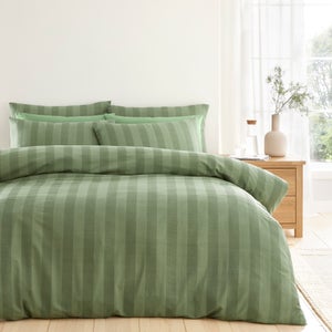 Dixon Waffle 100 Cotton Duvet Cover & Pillowcase Set