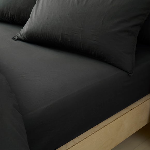 Soft Washed Cotton Fitted Sheet
