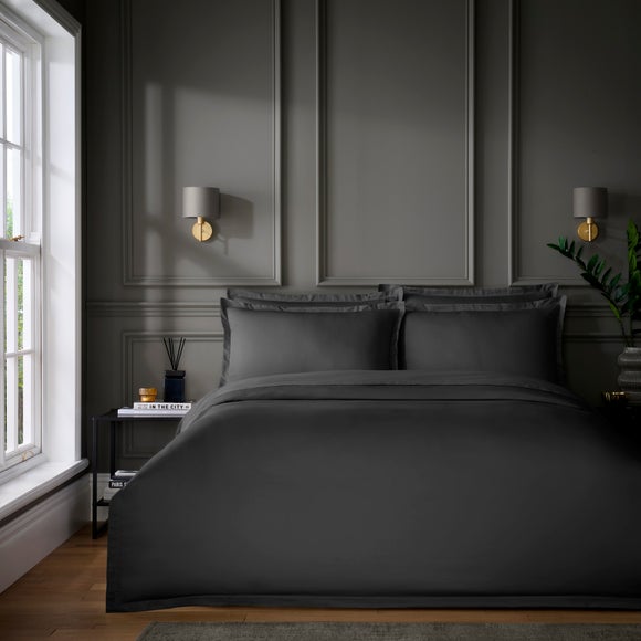 Hotel Cotton Sateen 400 Thread Count Duvet Cover & Pillowcase Set