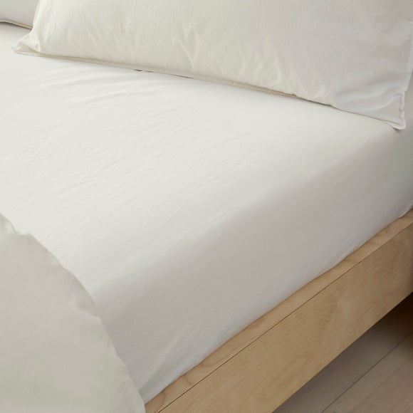 Soft Washed Cotton Fitted Sheet