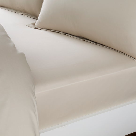 Hotel Cotton Sateen 400 Thread Count Grip Fitted Sheet