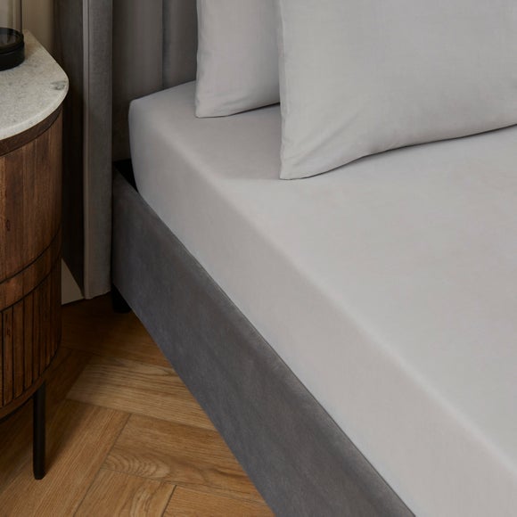 Hotel 200 Thread Count 100% Peached Cotton Fitted Sheet