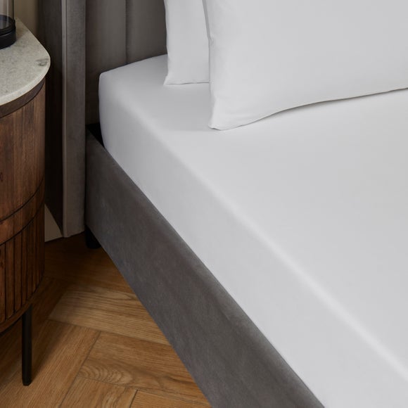 Hotel 200 Thread Count 100% Peached Cotton Fitted Sheet