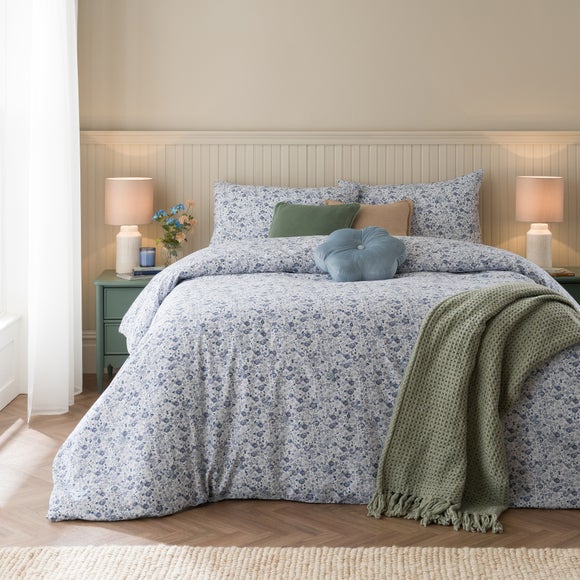 Photo 1 of Amora Ditsy 100 Cotton Duvet Cover & Pillowcase Set