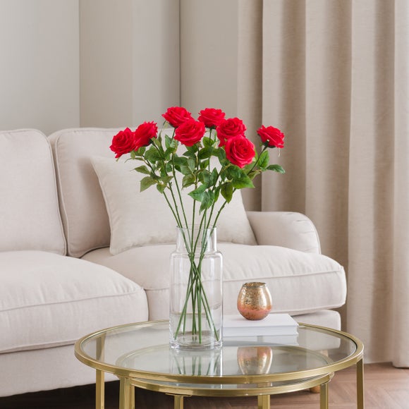 Artificial Red Rose Stem