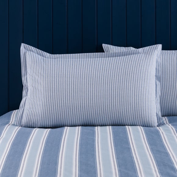 Henley Striped Polycotton Oxford Pillowcase