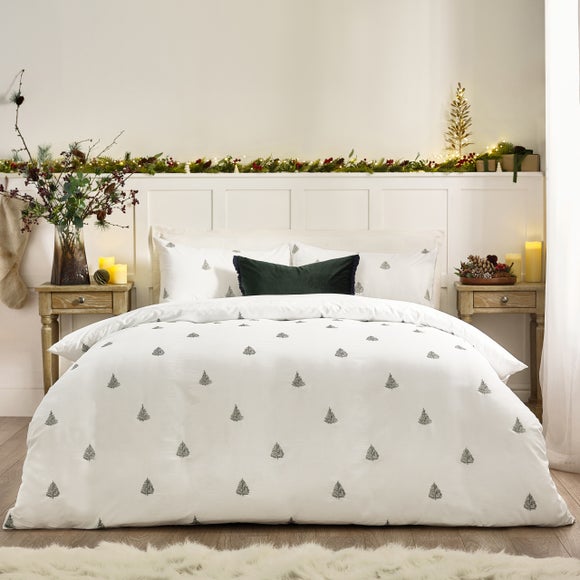 Wylder Nature Winter Forest 100% Cotton Duvet Cover and Pillowcase Set