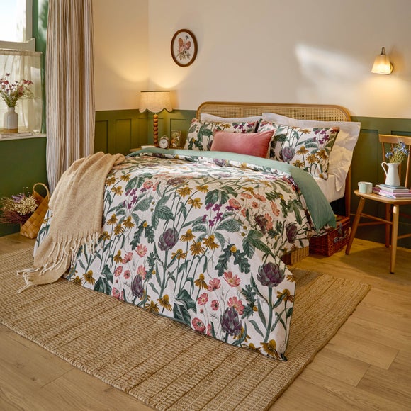 Wylder Nature Florapedia Duvet Cover and Pillowcase Set