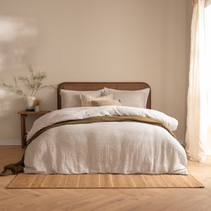 Yard Perrie Leaf 100 Cotton Duvet Cover And Pillowcase Set