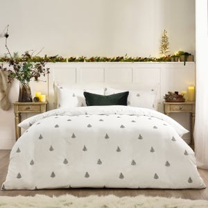 Wylder Nature Winter Forest 100 Cotton Duvet Cover And Pillowcase Set