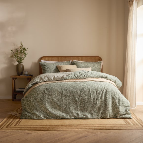 Yard Perrie Leaf 100 Cotton Duvet Cover And Pillowcase Set