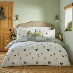 Wylder Robins Return 100 Brushed Cotton Duvet Cover And Pillowcase Set