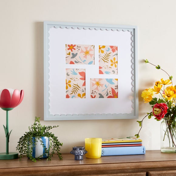 Remi Scalloped Square Multi Photo Frame