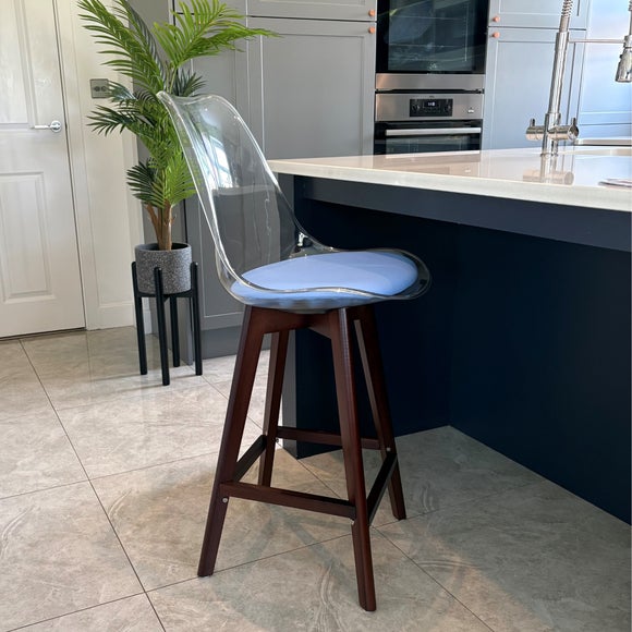 View Fusion Living Soho Clear Plastic Bar Stool View Fusion Living Soho Clear Plastic Bar Stool