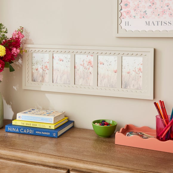 Remi Scalloped Multi Photo Frame