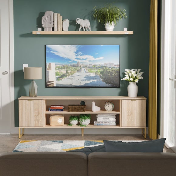 Harborne Extra Wide TV Unit for TVs up to 80"