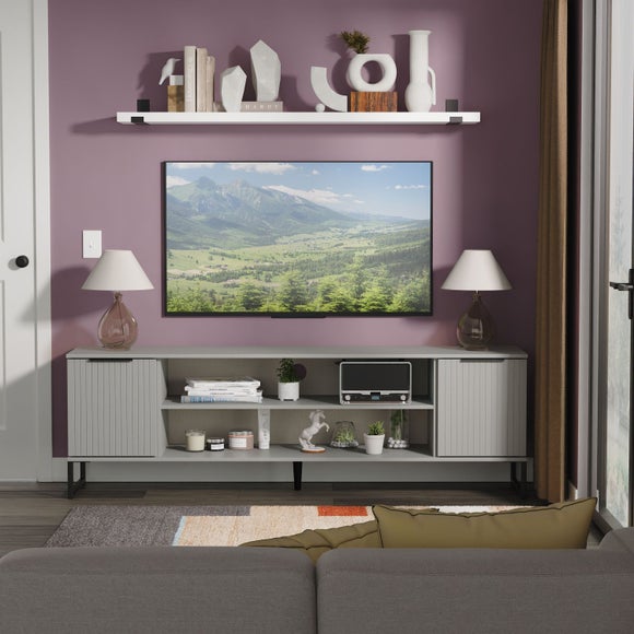 Harborne Extra Wide TV Unit for TVs up to 80"