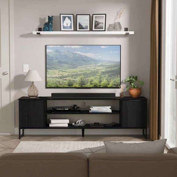Harborne Extra Wide TV Unit for TVs up to 80"