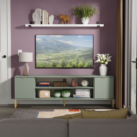 Harborne Extra Wide TV Unit for TVs up to 80"