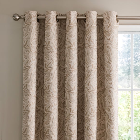 Magma Marbled Eyelet Curtain