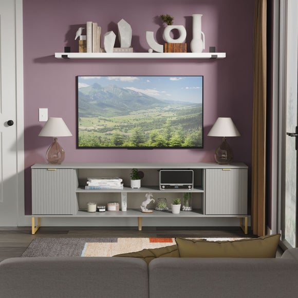 Harborne Extra Wide TV Unit for TVs up to 80"