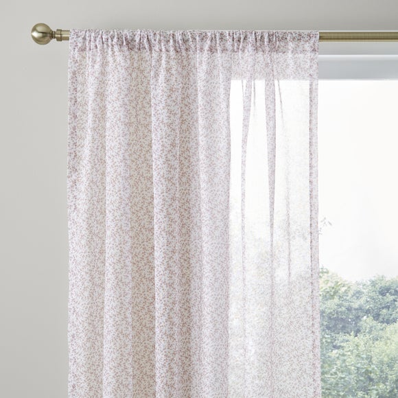 Annie Floral Slot Top Voile Panel