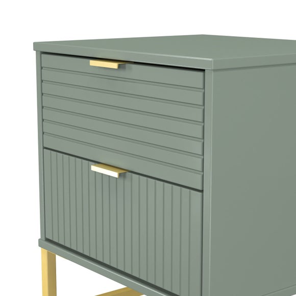 Photo 5 of Harborne 2 Drawer Bedside Table
