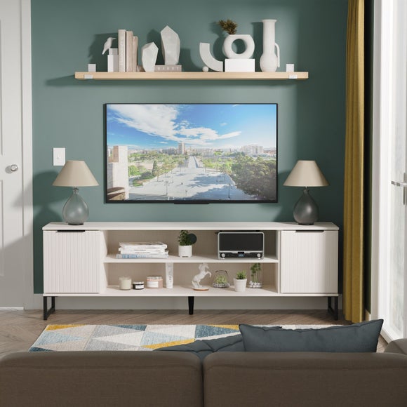 Harborne Extra Wide TV Unit for TVs up to 80"