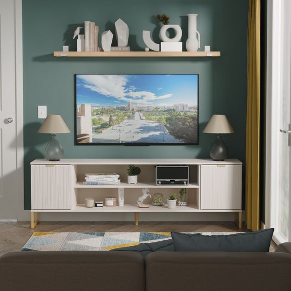 Harborne Extra Wide TV Unit for TVs up to 80"