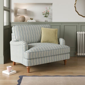 Beatrice Ii Wiggle Stripe Snuggle Chair