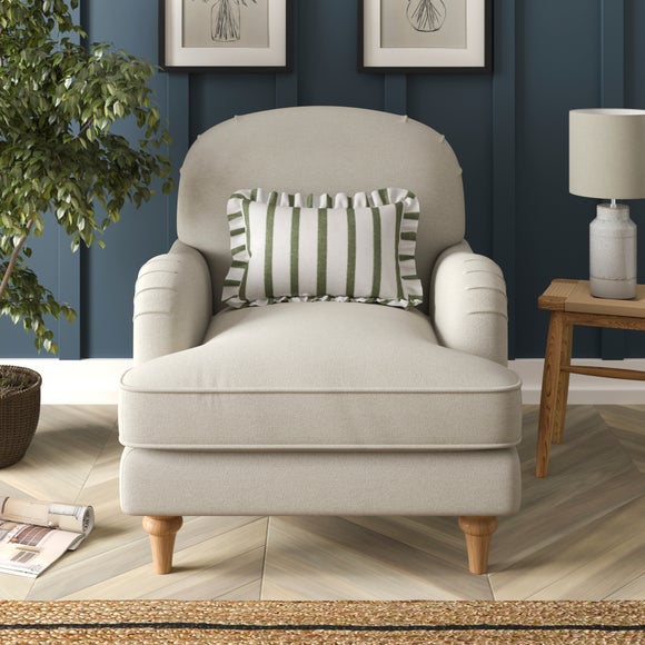 Beatrice II Luna Fabric Armchair