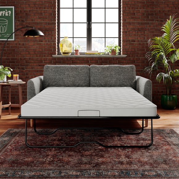 Click to view product details and reviews for Max Multi Yarn Boucle Sofa Bed With Metal Legs.