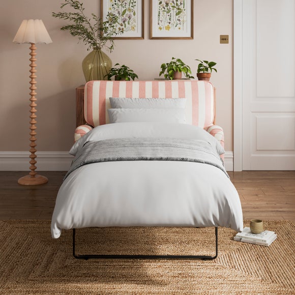 Beatrice II Woven Stripe Single Snuggle Sofa Bed