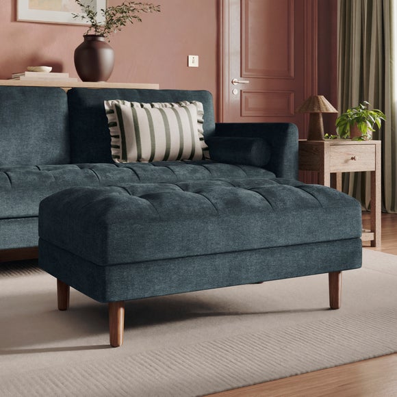 Max Soft Tonal Chenille Storage Footstool