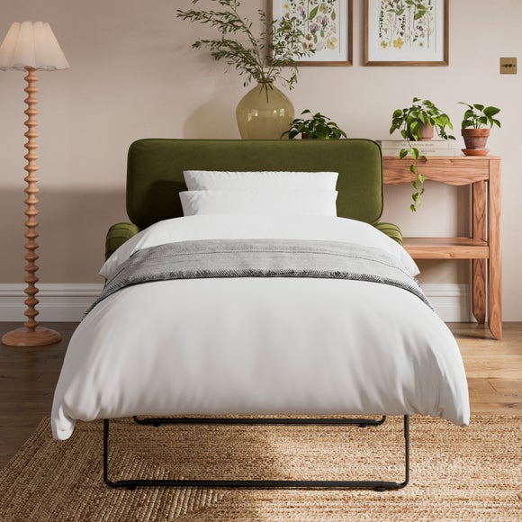 Beatrice II Velvet Single Snuggle Sofa Bed