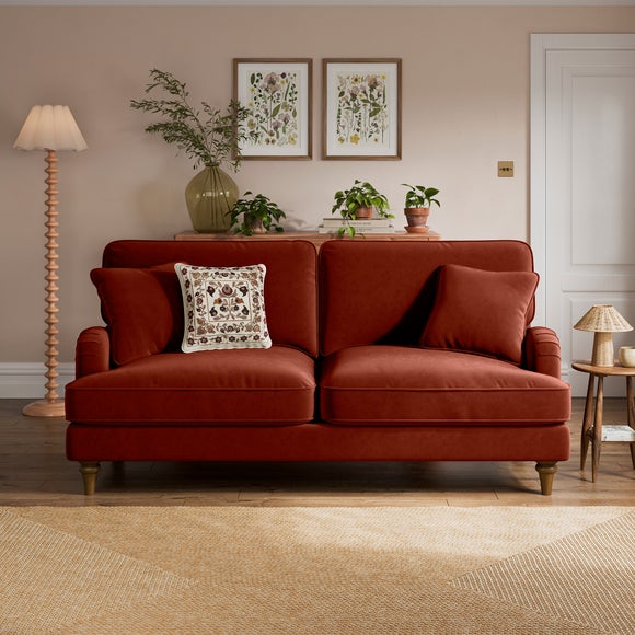 Click to view product details and reviews for Beatrice Ii Velvet 3 Seater Sofa.