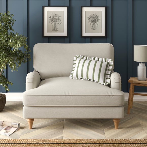 Beatrice II Luna Fabric Snuggle Chair